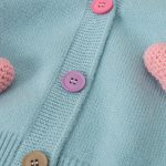Cute baby girl winter cardigan - Image 2