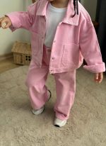 Pink&White Jean Set - Image 5
