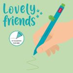 Legami Milano Στυλό Gel 0.5mm ''Lovely Friends'' με Διακοσμητικό Ζωάκι Δεινόσαυρος - CCPOOO7 - Image 3