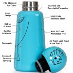 LUND London – Skittle Water Bottle Δεινόσαυρος Τρικεράτωψ 300mL - Image 5