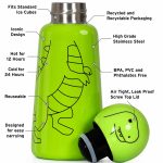 LUND London – Skittle Water Bottle Δεινόσαυρος Τυραννόσαυρος 300mL - Image 4