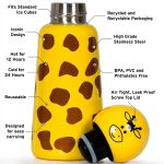 LUND London – Skittle Water Bottle Καμηλοπάρδαλη 300mL - Image 5
