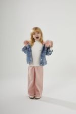 Jean jacket pink - Image 3