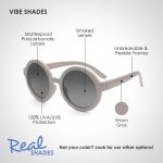 REAL SHADES. Παιδικά γυαλιά ηλίου Vibe Youth 7+ ετών Warm Grey - Image 4