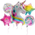 Legami Σετ 5 μπαλόνια Let's party - unicorn (BLN0001) - Image 3