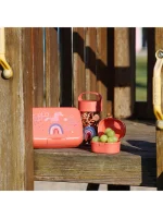 Koziol Οργανικό Δοχείο για Σνακ & Παγούρι Buddy Snack Dreams 500ml Κόκκινο - Image 3