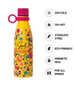 ΜΠΟΥΚΑΛΙ - ΘΕΡΜΟΣ ΑΠΟ ΑΝΟΞΕΙΔΩΤΟ ΑΤΣΑΛΙ LEGAMI HOT+COLD - 500 ML VACUUM BOTTLE - SUNSHINE SSB0014 - Image 3