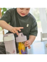 Koziol Οργανικό Δοχείο για Σνακ & Παγούρι Buddy Snack Trucks 500ml Γκρί - Image 2