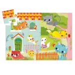 Παζλ σε σχηματικό κουτί 24 τεμ. "Γατούλα", Djeco - Image 2