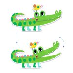 Djeco 6 Παζλ με 2 κομμάτια και κίνηση "Ζωάκια Ζούγκλας" - Image 5