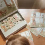 LITTLE DUTCH. Μαγνητικό παιχνίδι σύνθεσης εικόνων σε κασετίνα Forest Friends FSC - Image 4