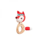 LILLIPUTIENS- Υφασμάτινη κουδουνίστρα με ξύλινο κρίκο Αλίς