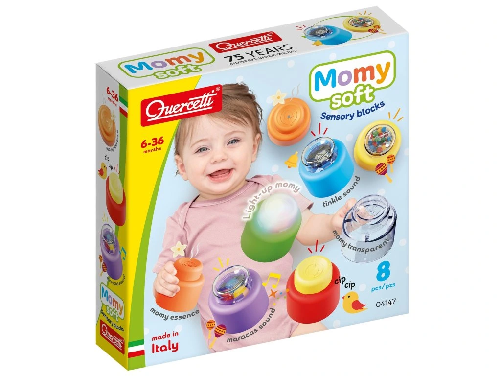 34312_quercetti-momy-soft-sensory-blocks Μαλακά Αισθητηριακά Μπλοκ Mommy Soft - Image 1
