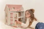 LITTLE DUTCH. Ξύλινο κουκλόσπιτο FSC (ροζ) - Image 9