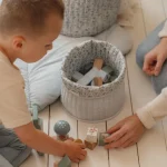 LITTLE DUTCH. Σετ ξύλινα τουβλάκια Forest Friends FSC - Image 3