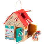 LILLIPUTIENS- Ξύλινο σπιτάκι με κλειδαριές - Image 2