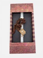 Λαμπάδα  με χειροποίητο scrunchie