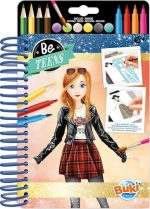 Buki Ζωγραφική Βιβλίο Σχεδίου Rock Dresses
