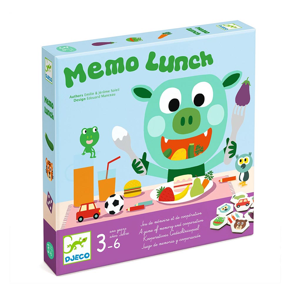 3070900008199 Djeco Επιτραπέζιο Παιχνίδι ''Memo Lunch'' - Image 1