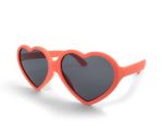 Filibabba Kids Sunglasses – Heart – Warm Red - Image 2