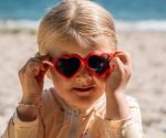 Filibabba Kids Sunglasses – Heart – Warm Red - Image 3