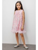 Flower Pink Dress - Image 4