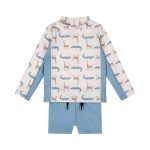 Swim set shirt and boxers Dirkje safari