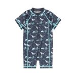 Dirkje boys’ swimsuit dark blue - Image 2