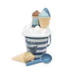LITTLE DUTCH. Σετ κουβαδάκια παραλίας Ice Cream Ocean World Μπλε - Image 2