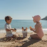 LITTLE DUTCH. Σετ κουβαδάκια παραλίας Ice Cream Ocean World Μπλε - Image 6