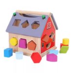 Ξύλινο σπιτάκι με σχήματα και λαχανικά (Smart house) - Image 2
