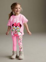Minnie Mouse Παιδικό Σετ Flowers – Ροζ - Image 3
