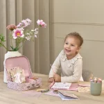 LITTLE DUTCH. Σετ ζωγραφικής - κατασκευών σε βαλιτσάκι Rosa Fairy Garden - Image 8