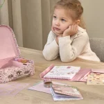 LITTLE DUTCH. Σετ ζωγραφικής - κατασκευών σε βαλιτσάκι Rosa Fairy Garden - Image 7