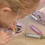 LITTLE DUTCH. Σετ ζωγραφικής - κατασκευών σε βαλιτσάκι Rosa Fairy Garden - Image 10