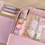 LITTLE DUTCH. Σετ ζωγραφικής - κατασκευών σε βαλιτσάκι Rosa Fairy Garden - Image 6