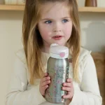 LITTLE DUTCH. Ανοξείδωτο μπουκάλι flip-up campus 600 ml - Fairy Wonders - Image 4