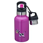CARL OSCAR. Ανοξείδωτο μπουκάλι θερμός 350ml TEMPflask Αγελάδα - Μωβ - Image 2