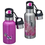 CARL OSCAR. Ανοξείδωτο μπουκάλι θερμός 350ml TEMPflask Αγελάδα - Μωβ - Image 3