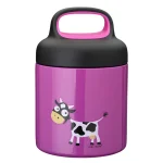 CARL OSCAR. Ανοξείδωτο θερμός φαγητοδοχείο 300ml TEMP LunchJar Αγελάδα - Μωβ - Image 3