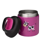 CARL OSCAR. Ανοξείδωτο θερμός φαγητοδοχείο 300ml TEMP LunchJar Αγελάδα - Μωβ - Image 2