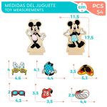 Παιχνίδι με μαγνητικές φιγούρες Minnie&Mickey,Woomax Disney 54 τεμάχια - Image 5
