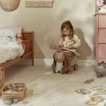 LITTLE DUTCH. Ξύλινο τροχήλατο Λιονταράκι Safari Friends FSC - Image 9